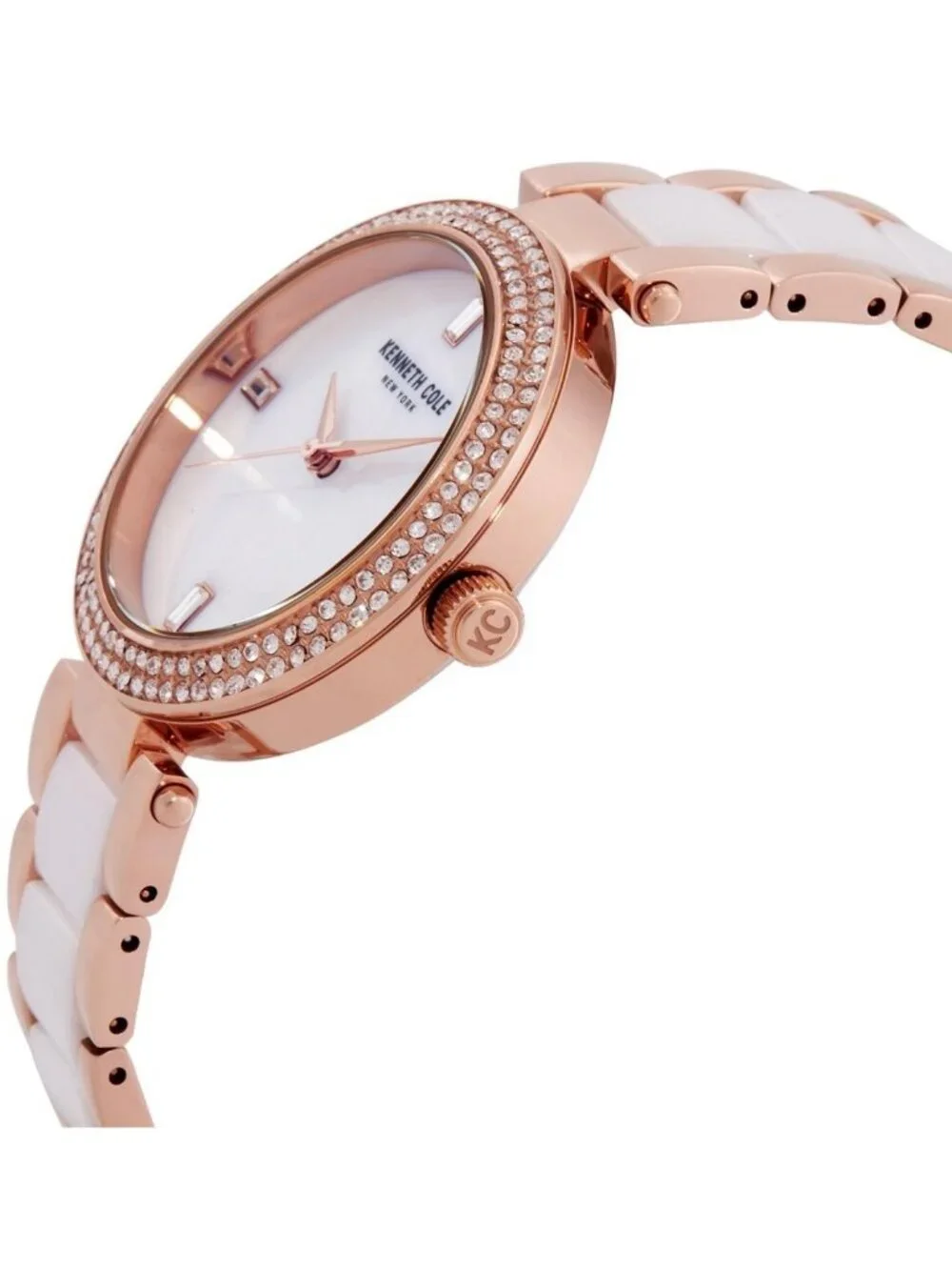 NWT Kenneth Cole New York Quartz Crystal Ladies Watch